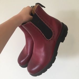 Blundstone Maroon/Red Boots